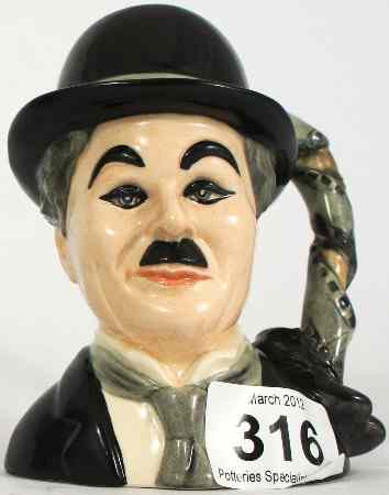 Appraisal: Royal Doulton Small Character Jug Charlie Chaplain D Limited Edition