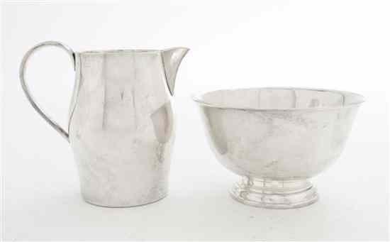 Appraisal: An American Sterling Silver Creamer and Sugar Set International Silver