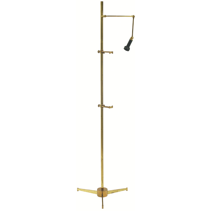 Appraisal: Arredoluce Easel lamp made in Italy brass three-point base two