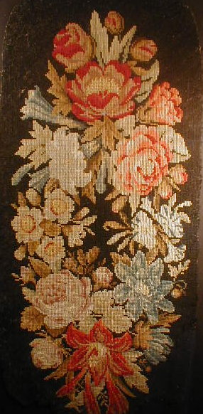 Appraisal: A Victorian Petit-Point and Gros Point woolwork panel of a