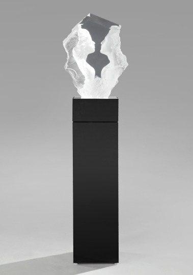 Appraisal: Michael Wilkinson American Contemporary Lodestone an acrylic sculpture signed numbered