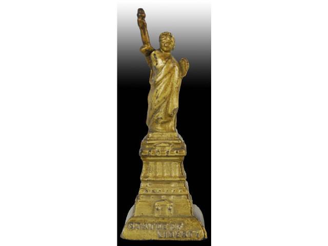 Appraisal: Cast Iron Statue of Liberty Still Bank Description Made by