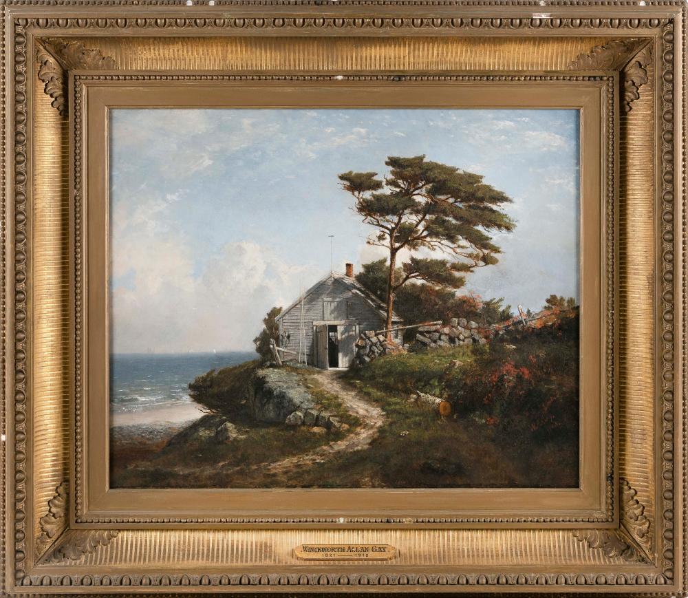 Appraisal: WINCKWORTH ALLAN GAY MASSACHUSETTS - BOATHOUSE OIL ON CANVAS X