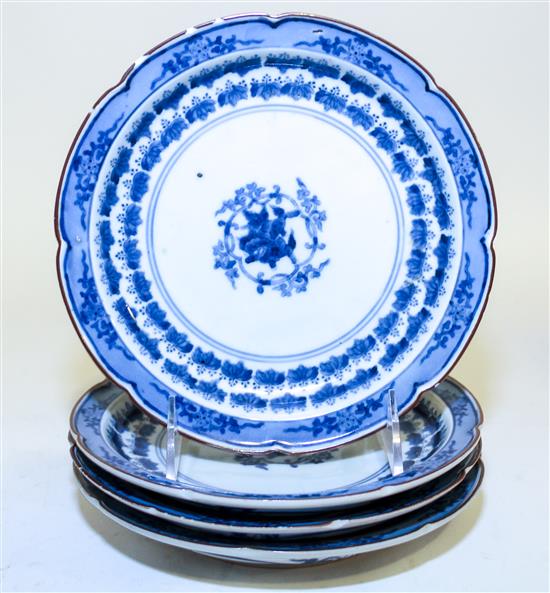 Appraisal: Sale Lot A Set of Four Chinese Blue and White