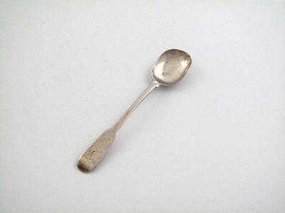 Appraisal: An early th century Scottish provincial silver Fiddle pattern sugar