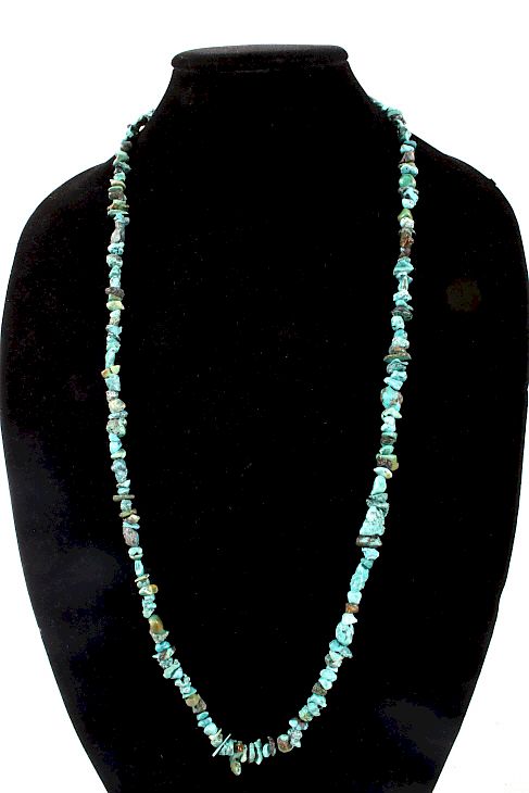 Appraisal: Navajo Turquoise Nugget Necklace For sale in this lot we