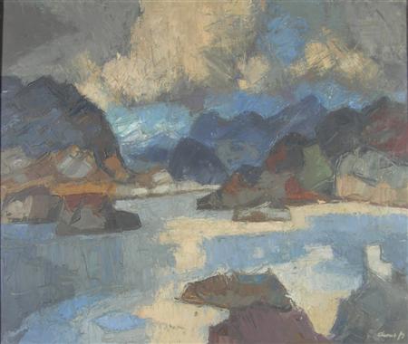 Appraisal: DENIS PEPLOE R S A SCOTTISH - SEA LOCH Signed