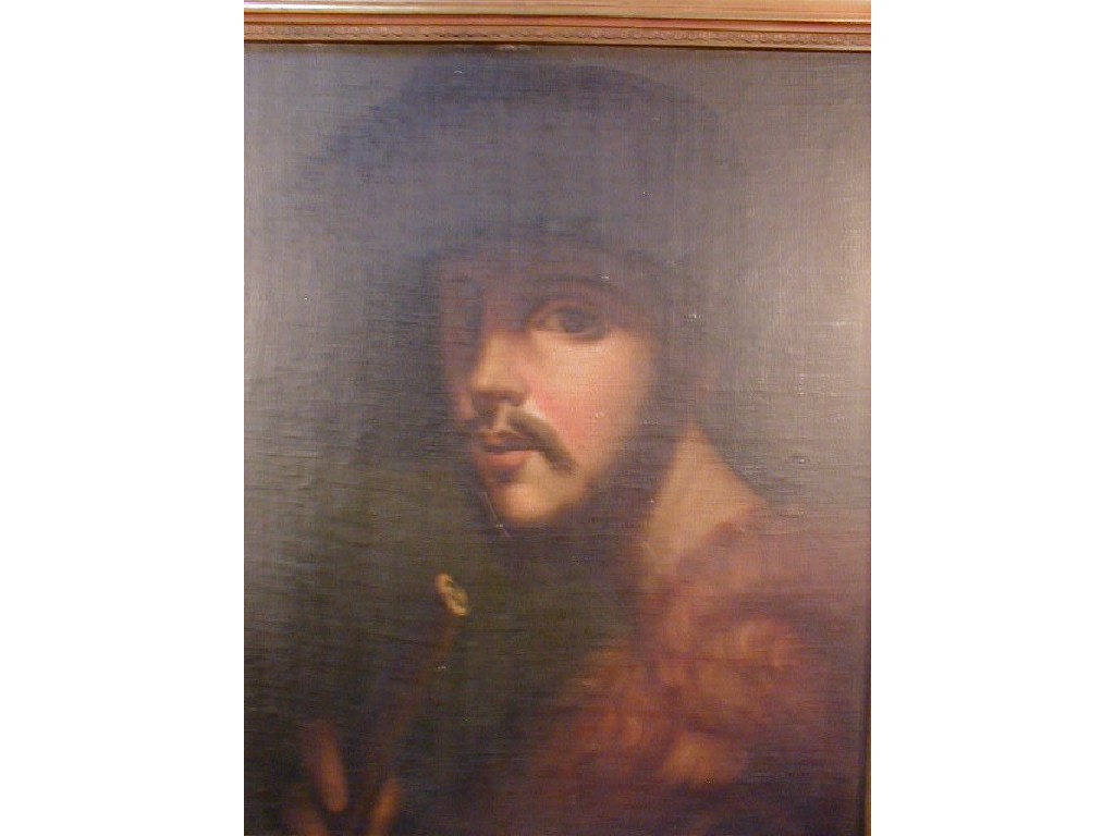 Appraisal: thC Italian School Aflas Young male portrait head and shoulder