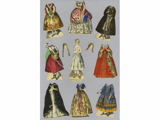 Appraisal: Jenny Lind Paper Doll Boxed paper doll of Jenny Lind