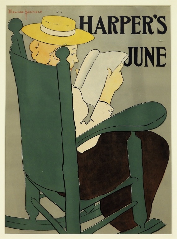 Appraisal: EDWARD PENFIELD HARPER'S JUNE ART NOUVEAU POSTER New York -