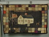 Appraisal: HOOKED RUG - x - Pictoral folk art hooked rug