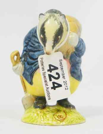 Appraisal: Beswick Beatrix Potter Figure Tommy Brock BP First Version Handle