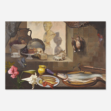 Appraisal: Adrian Martinez STILL LIFE WITH ANTIQUE BUST oil on canvas