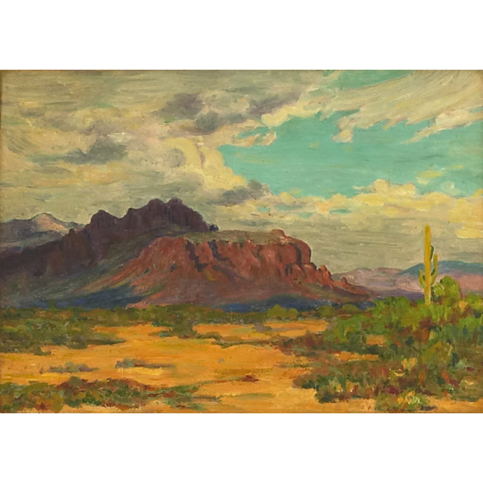 Appraisal: Esther Daniels American early th century Southwest Landscape c oil