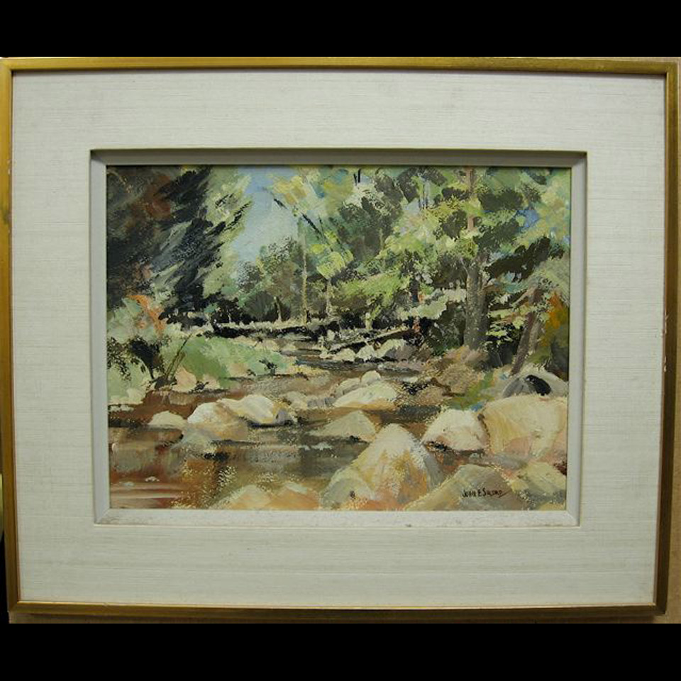 Appraisal: JOHN EVERETT SECORD - CANADIAN KEIFFER CREEK ANNAN ONT ACRYLIC