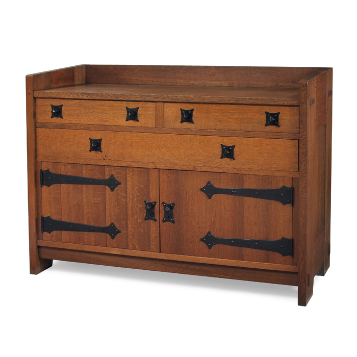 Appraisal: La Hacienda The John L Jerome Collection Gustav Stickley sideboard