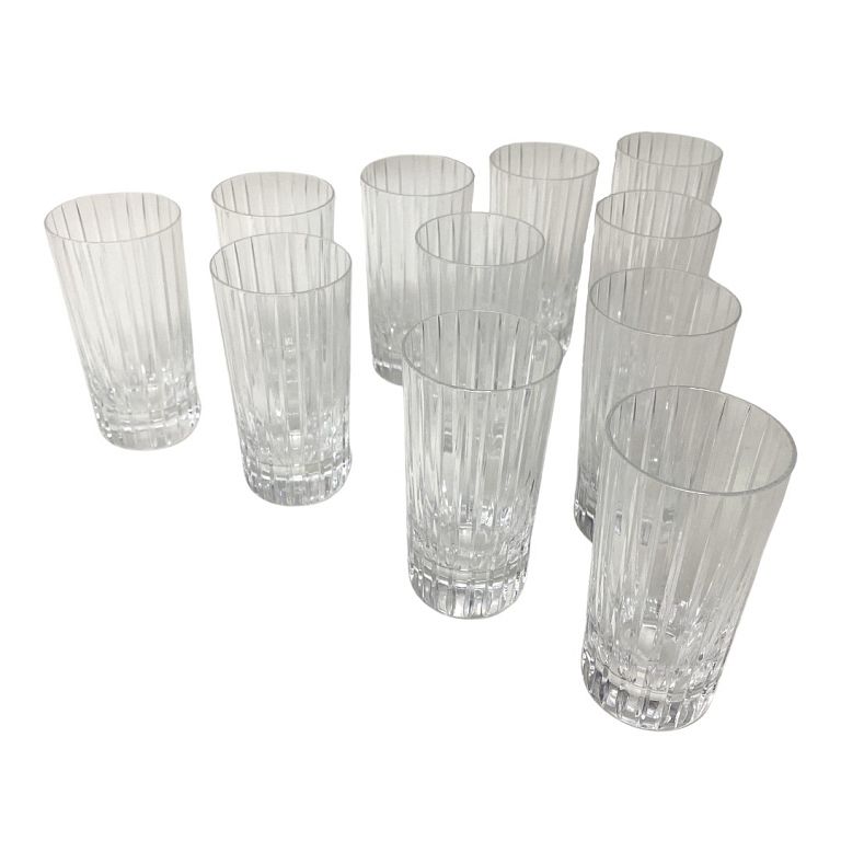 Appraisal: Baccarat Crystal Harmonie Collection Glasses Baccarat Crystral Harmonie Collection Medium