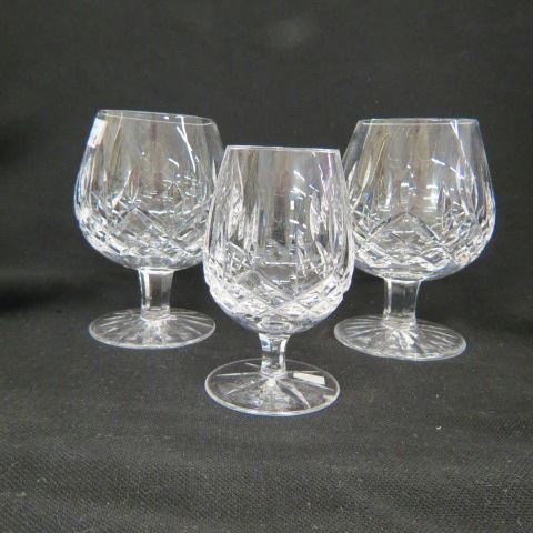 Appraisal: Waterford Lismore Brandy Glasses one and - excellent