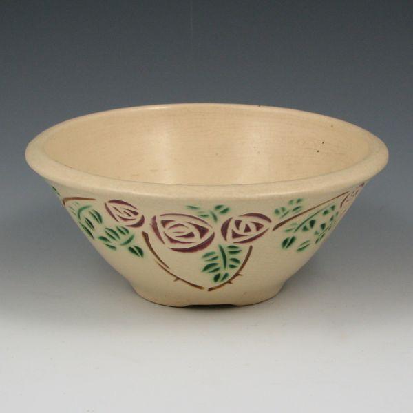 Appraisal: Roseville Velmoss Scroll or Early Rosecraft - bowl Unmarked Minor