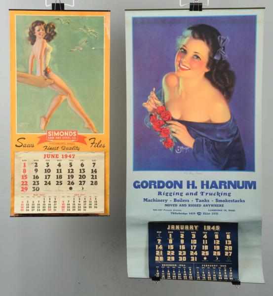 Appraisal: Lot of Zoe Mozert s Pinup Calendars The Simonds Saw