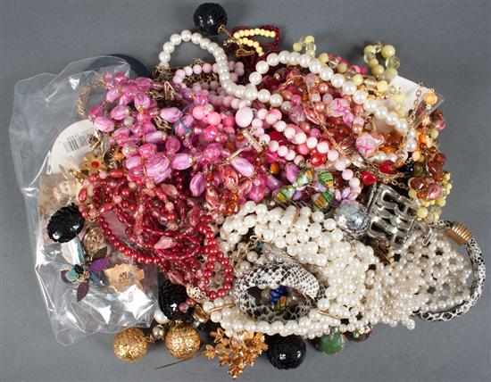 Appraisal: Large assortment of costume jewelry Estimate - Back Inquiry Email