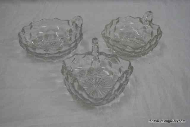 Appraisal: American Fostoria Nappy's in VariationsProduced by Fostoria Glass in the