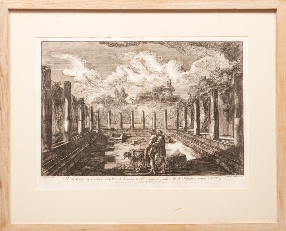 Appraisal: After Giovanni Battista Piranesi Italian - Vue de la Cour