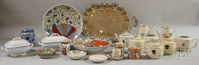 Appraisal: Eleven Pieces of Assorted Chinese and European Ceramics and a