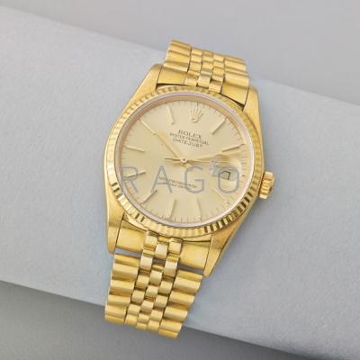 Appraisal: GENTLEMAN S ROLEX K GOLD OYSTER PERPETUAL WATCH Date just