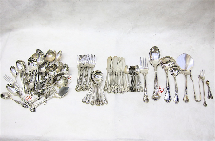 Appraisal: STERLING SILVER FLATWARE eighty-two pieces including forty-seven piece set Gorham