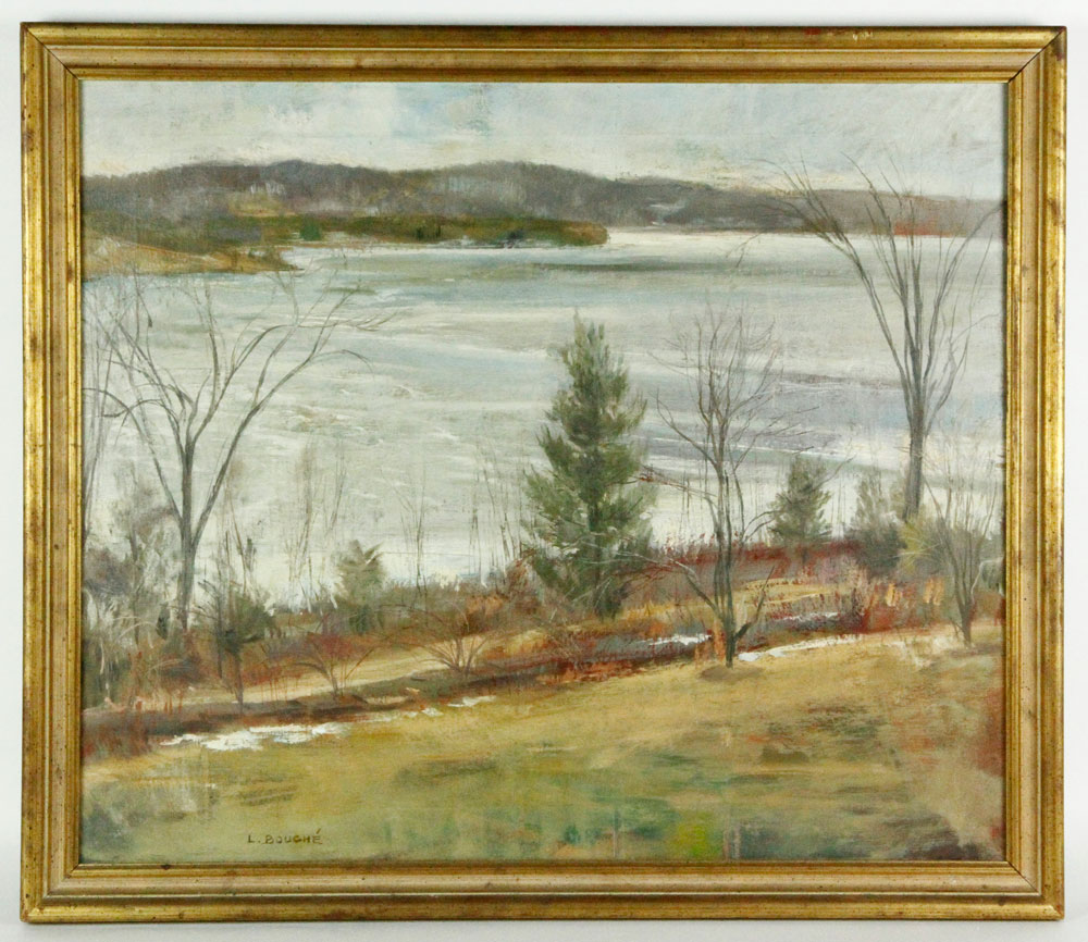 Appraisal: - Bouche River Landscape O C Louis Bouche American -