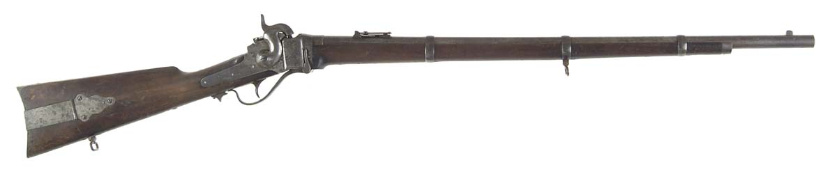 Appraisal: SHARPS NEW MODEL MILITARY RIFLE Cal SN C rnd bbl