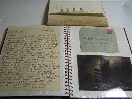 Appraisal: Titanic--Lightoller Lieutenant C H and gold-mining Australia Letter to Lt