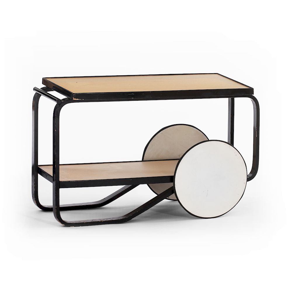 Appraisal: Alvar Aalto An early version of Alvar Aalto's tea trolley