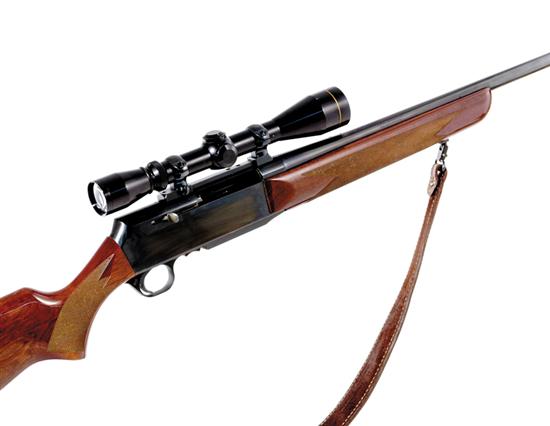 Appraisal: Browning BAR caliber semi-automatic rifle circa barrel with hooded front