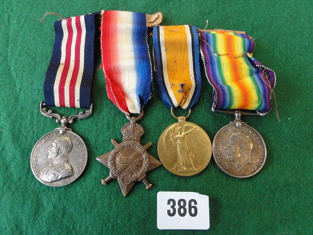 Appraisal: A World War I medal group comprised of a Military