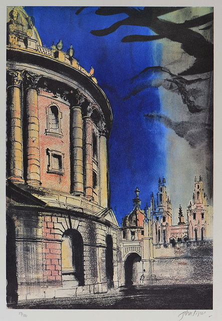 Appraisal: JOHN PIPER - The Radcliffe Camera five colour lithograph on