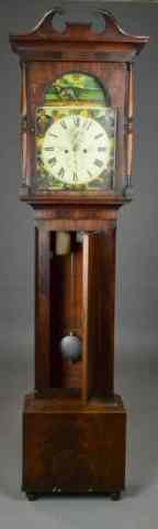 Appraisal: Rare William Ingram Grandfather ClockMade in Ayr Scotland bell strike