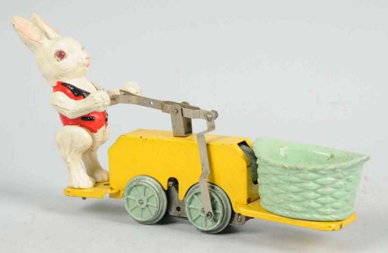 Appraisal: Lionel Peter Rabbit Chick Mobile Handcar Toy American Wind-up mechanism