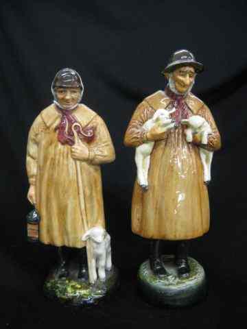 Appraisal: Two Royal Doulton Porcelain Figurines''The Shepherd'' ''Lambing Time'' HN HN