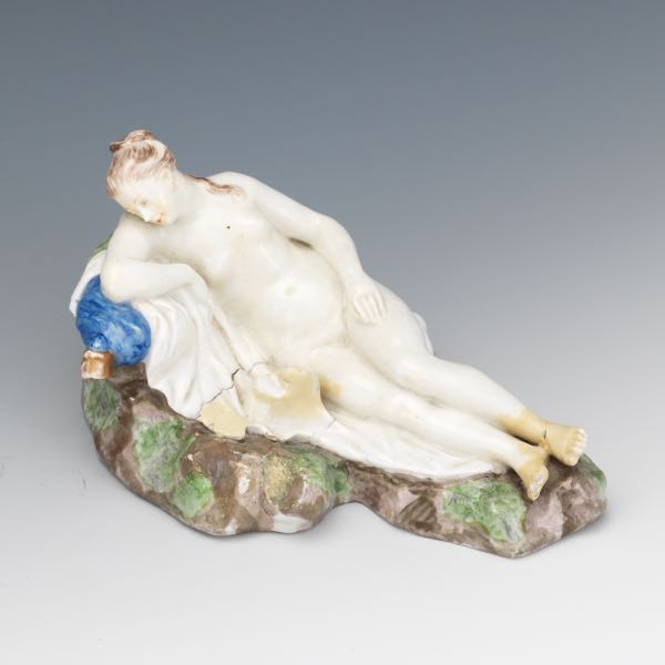 Appraisal: KLOSTER VEILSDORF FIGURINE TH CENTURY x x Porcelain figurine of