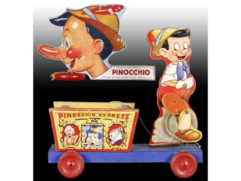 Appraisal: Lot of Fisher-Price Walt Disney Pinocchio Toys Description '' L