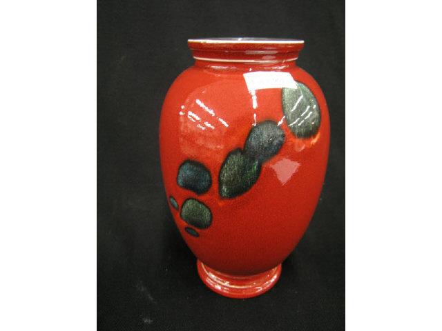 Appraisal: Poole Art Pottery Vase fine spot decor on rich flambe