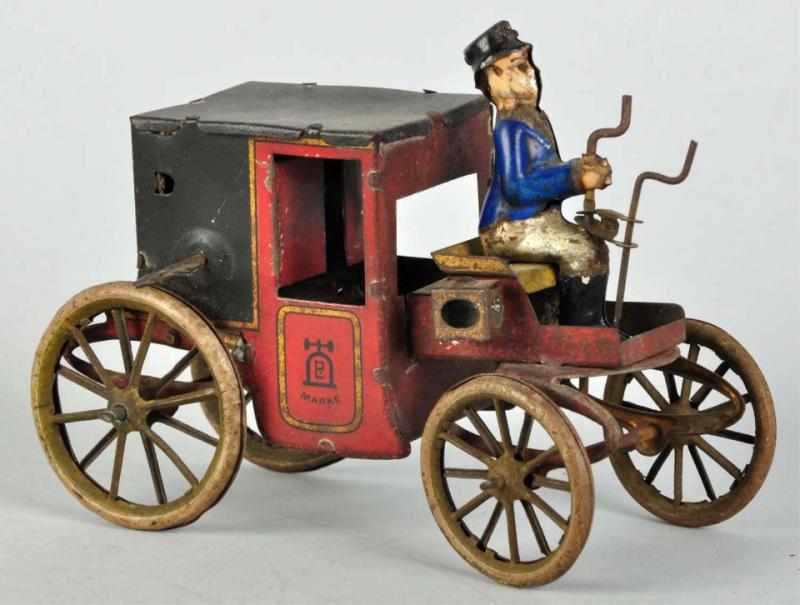 Appraisal: Tin Litho Lehmann Motor Coach Wind-Up Toy German Working Lehmann