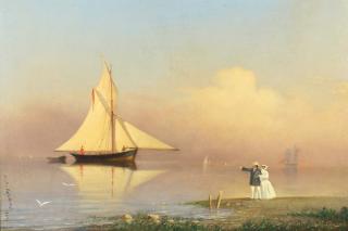 Appraisal: IVAN KONSTANTINOVICH AIVAZOVSKY RUSSIAN - Romance oil on canvas x