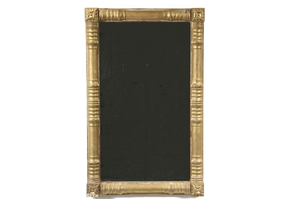 Appraisal: FEDERAL PERIOD LOOKING GLASS - Entry Hall Mirror in gilt