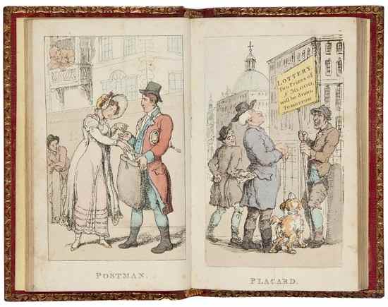 Appraisal: Rowlandson Thomas Rowlandson's Characteristic Sketches of the Lower Orders hand-coloured