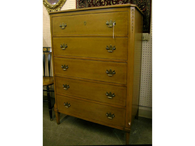 Appraisal: John Widdicomb Furniture Co Grand Rapids mahogany five drawer chest