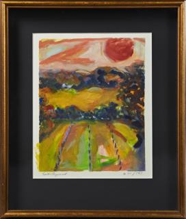 Appraisal: Edith Caywood Memphis Sunset print Edith Caywood Memphis Sunset print