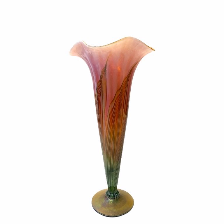 Appraisal: Contemporary Lundberg Studios Vase Contemporary Lundberg Studios Vase Purchases from